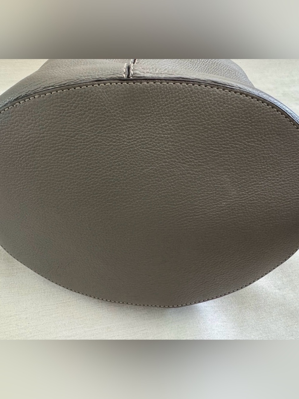 BRIGHTON Calliope pewter/ gray tassel drawstring hobo bag. Excellent condition! - Picture 4 of 11